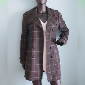 Jacob double-breasted black jacket